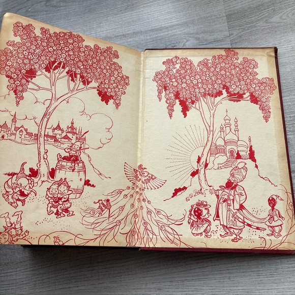 Rare Antique Alice in Wonderland Book White Rabbit Cover - 1934 - Picture 15 of 16